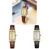 Gedi Womens Leather Watch With Quartz Movement For Elegant Vintage Style