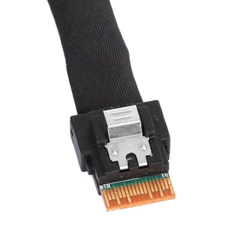 SASs SFF8654 SFF8639 Converters Cable With Premium Shield PVC Construction for Stable Signal Transmission