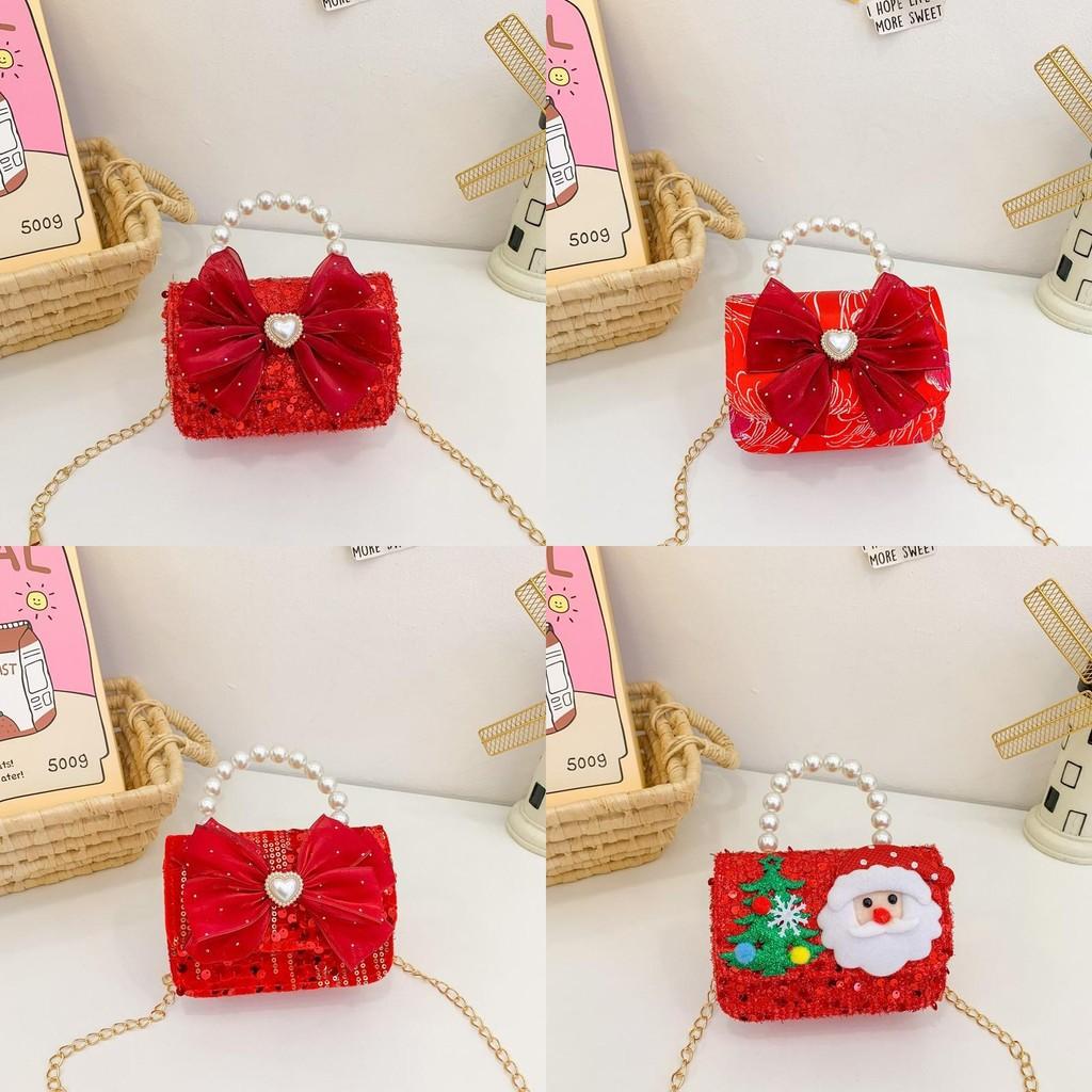 Whimsical Pu Handbag For Kids With Eyecatching Bows And Charming Elements Floral