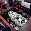 1PC Custom Name Dark Gothic Elegance Theme Floor Mat Ideal for Living Room, Game Rooms, Office, Bedroom,Floor Mat Playful Design