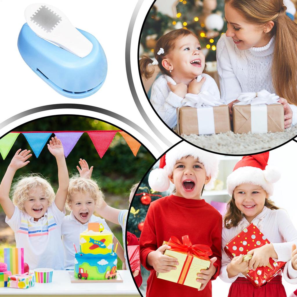 Stamp Puncher Manual Multi-purpose Scrapbooking Accessories Stamp Paper Punch for Cards Holiday New Year School Party Eve Cards