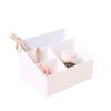 Trapezoidal Pen & Remote Holder: Desktop Organizer for Office Supplies & Makeup Brushes
