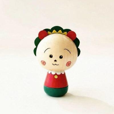 Coji-Coji Kokeshi Usaburo Doll Sakura Momoko handmade wood craft JP FS