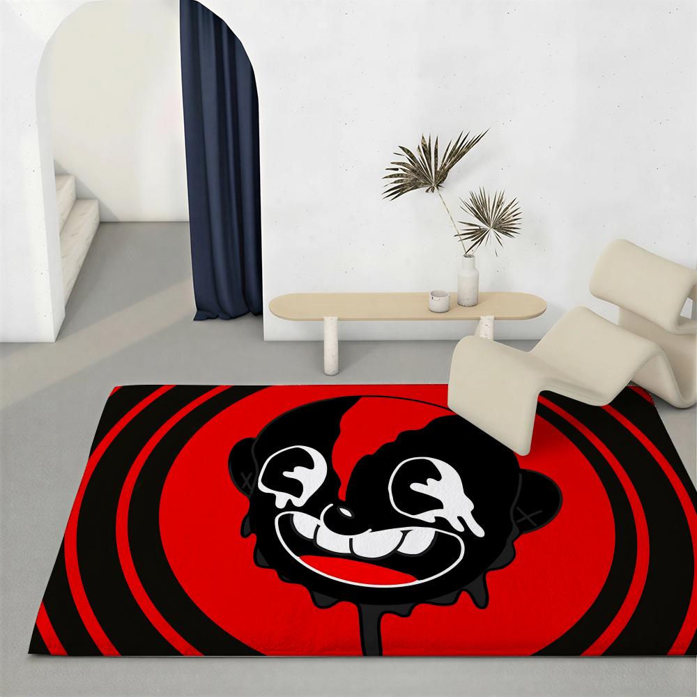 Rap Artist L-Lil DarkieS Floor Mat Eco-Friendly Flannel Doormat Non-Slip Odorless Soft Short Plush Indoor Floor Rug