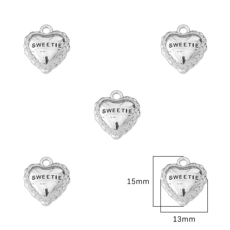 Enchanting Silver Tulip Hexagram Bow Star Rose Pendant for DIY Beading