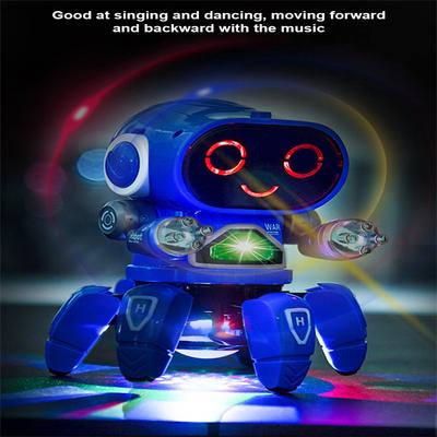 Pioneer Dans Eden Robot Yürüyen Elektronik Yanıp Sönen Işıklar ve Müzik Robot Oyuncakları