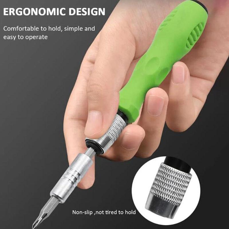 32 In 1 Multifunctional Screwdriver Set with 30 PCS Torx Phillips Magnetic Screw Driver Bits Mini Repair Tool for Phone Watch PC