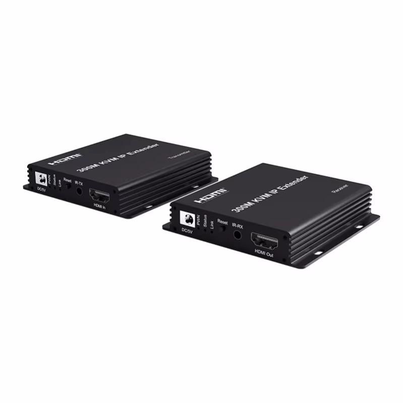 300m HDMI & USB Network Cable Extender - KVM Twisted Pair Transmitter (One-to-Many, Many-to-Many)
