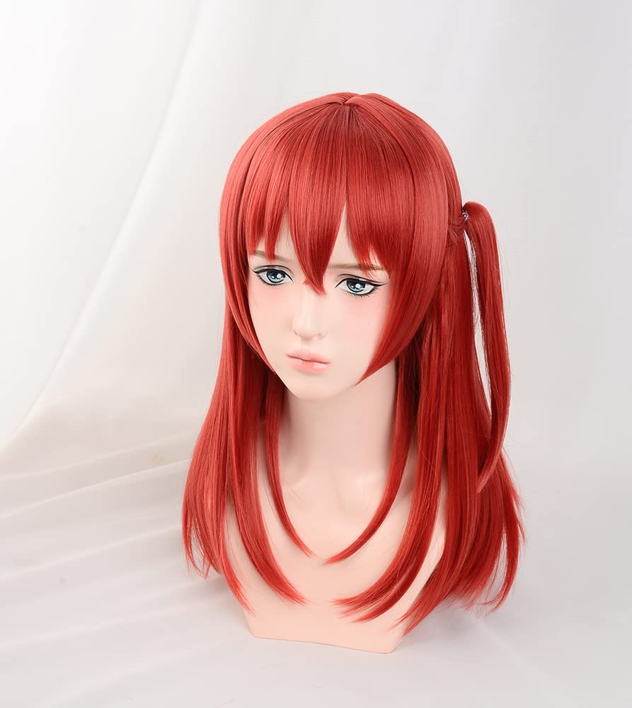 SUNXXCOS Botchi the Cosplay Wig with Costume Accessory for Cosplay Prop Rock! Heat-Resistant Net, Women, (Ikuyo Kita)