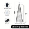 Smart App 400 Leds DIY ნაძვის ხის განათება APP Control LED String Lights Fairy Garland ოთახის საახალწლო ხის დეკორაციის საჩუქარი