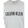 Calvin Klein Solid Color Round Neck Letter Print Short Sleeve T-Shirt Men Tops Light-Green 000NM1959E-94P