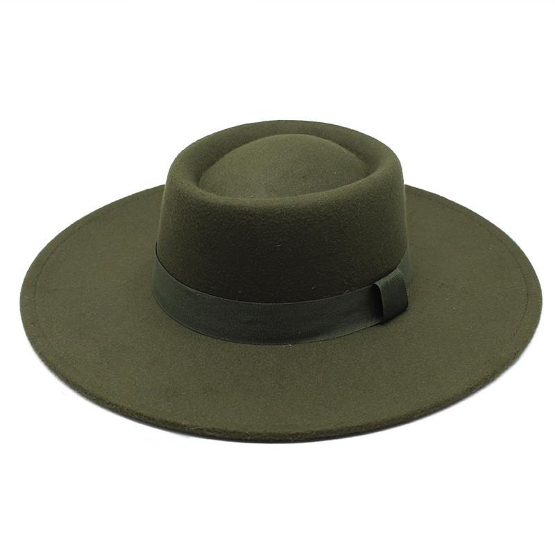 Wool Felt Bowler Hat For Men Women With Wide Brim Sun Protection And Breathability