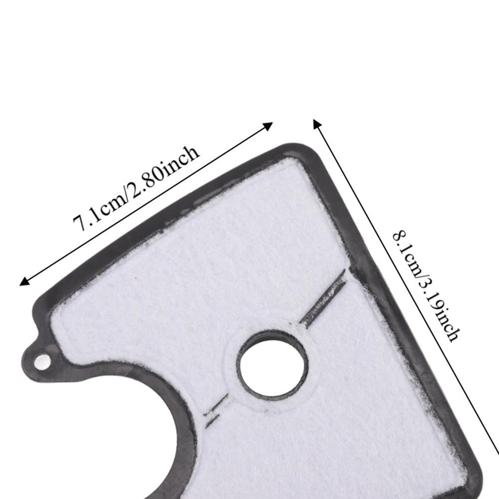 6PCS Cotton Leaf Blower Air Filter White Air Filter Part for Jonsered 125B BX BVX B2126
