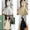 Girls Summer A Line Dress With Cotton Polyester Fabric For Casual Wear