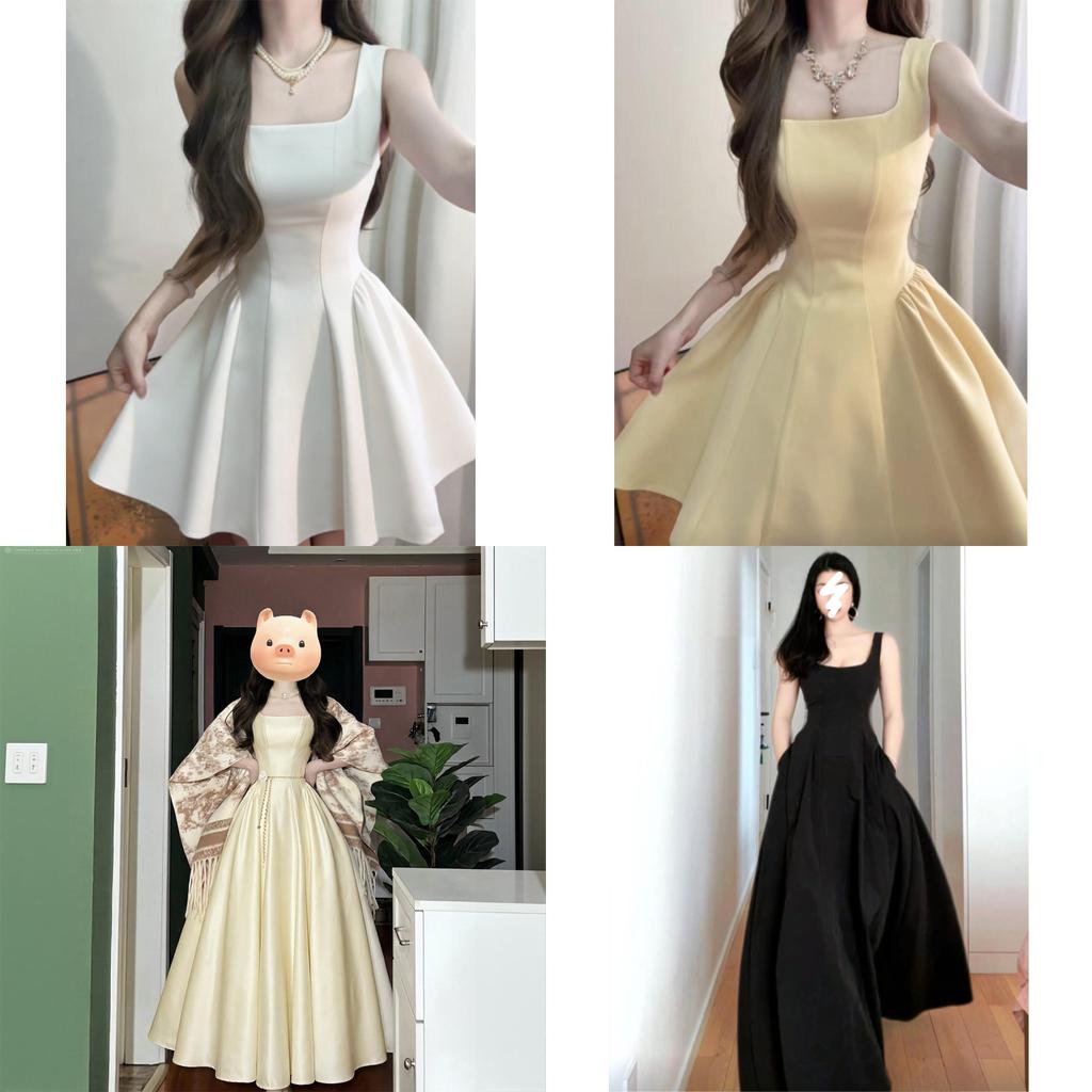 Girls Summer A Line Dress With Cotton Polyester Fabric For Casual Wear