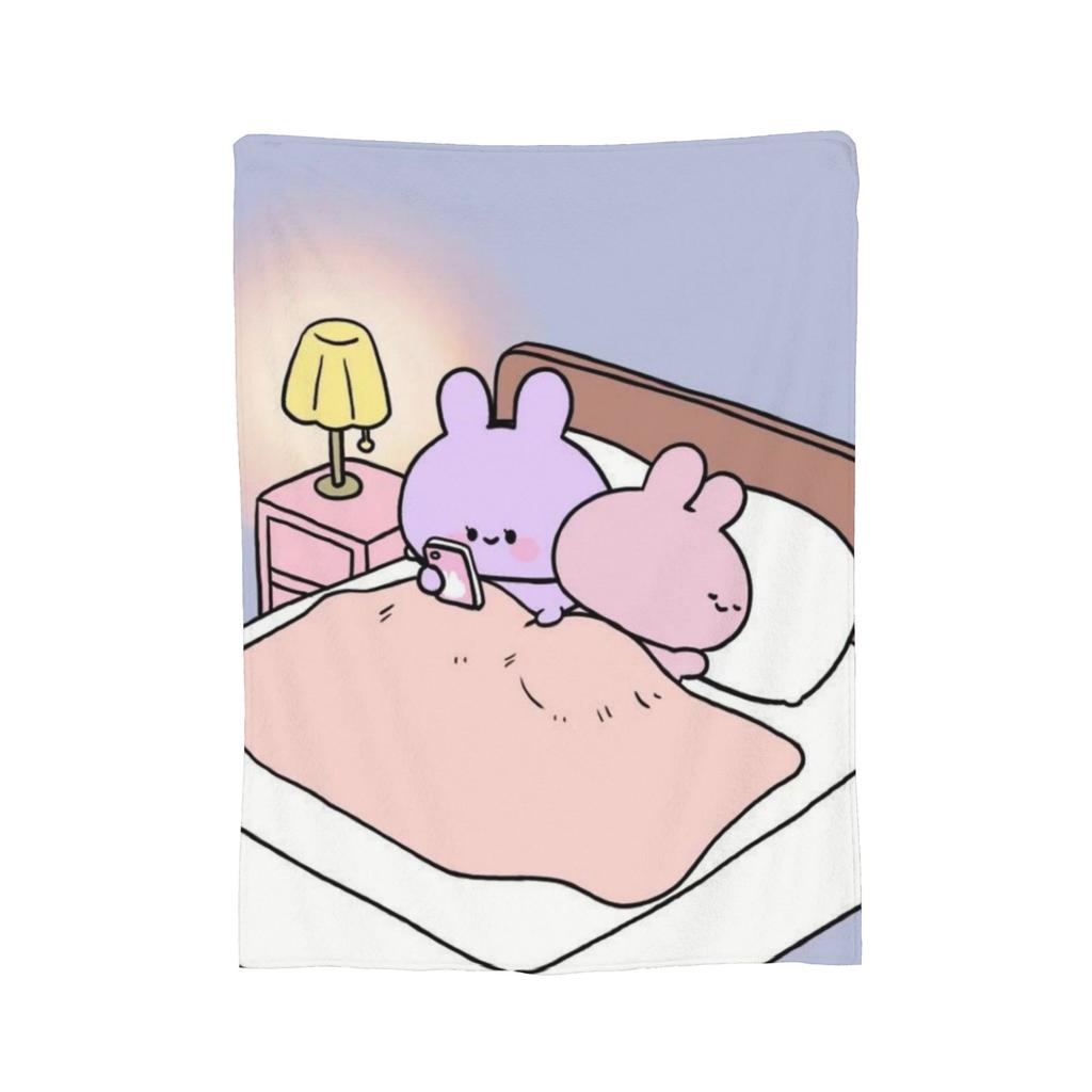 Asamimichan und Anemimi Decke Warm Gemütlich Flauschig Überwurfdecken für Sofa 50x60 Zoll Mehrere Größen Teppichstück
