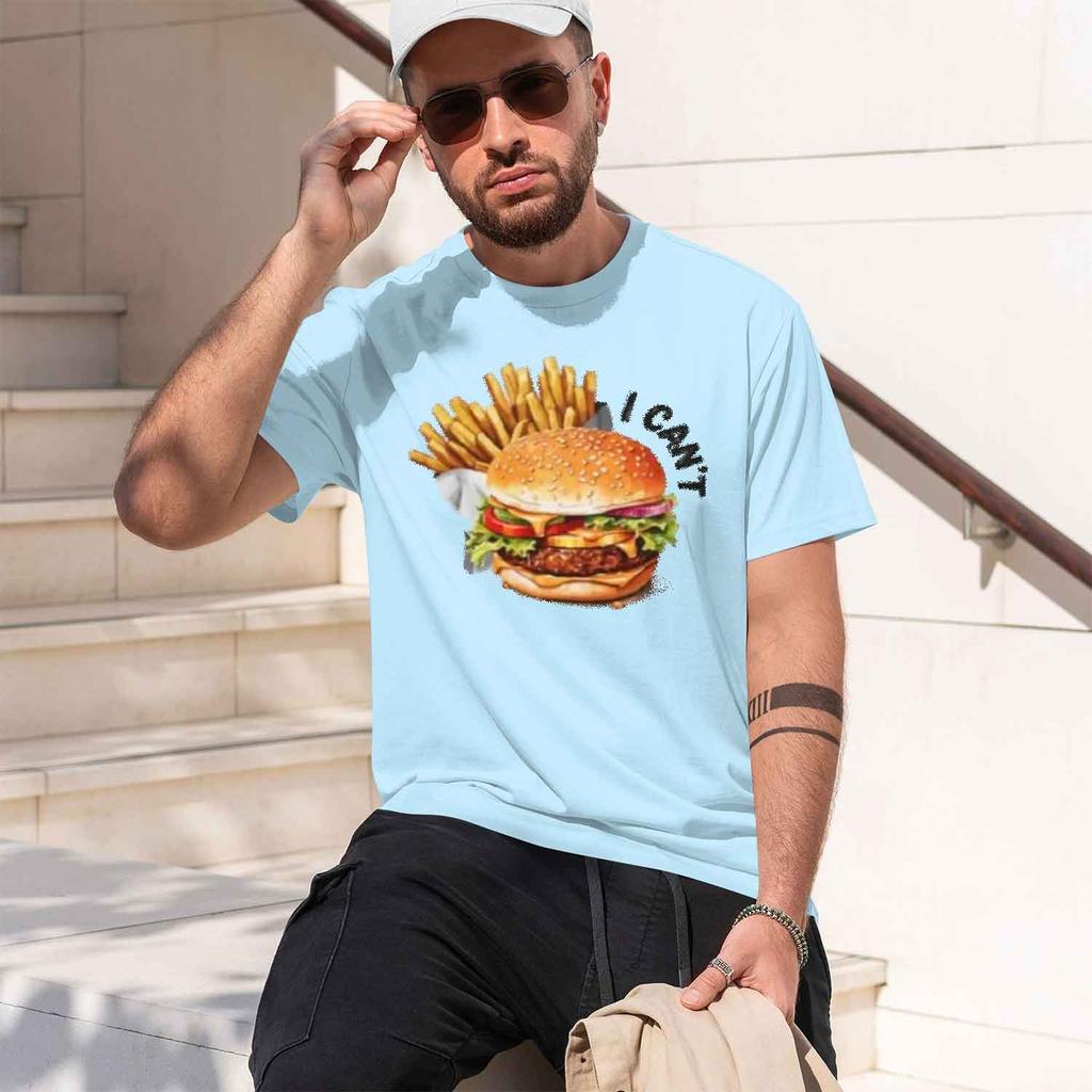 Eatmeal Burger Unisex Tshirt Fitness Enthusiasts Eat Day Grh T Shirts Funny Summer Outors Unisex Unisex Casual Clothes Tops 2026 New M