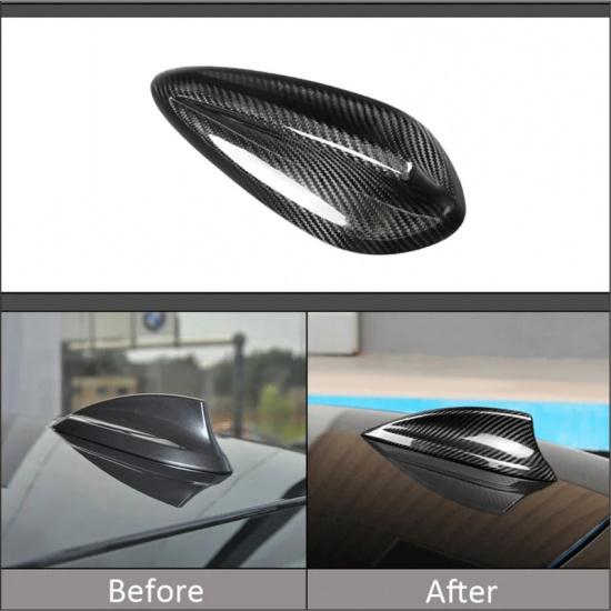 Real Carbon Fiber For BMW M2 M3 M4 12345 7 Series X1 X3 F22 F30 F34 F80 F87 F32 F36 F82 G11 G20 G12 G30 Shark Fin Antenna Cover