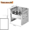 Portable Folding Outdoor Charcoal Wood Stove