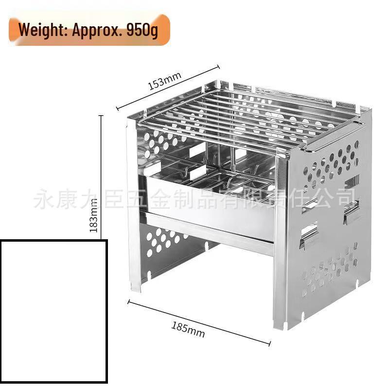Portable Folding Outdoor Charcoal Wood Stove