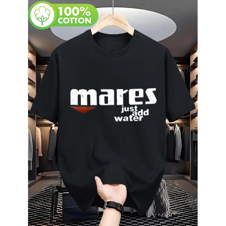 Mares Men'S Just Add Water Graphic T-Shirt - Quick-Dry Athletic Tee, Plus Size Big - Tall Shirt, Machine Washable Everyday Casual Shirt for Gym,