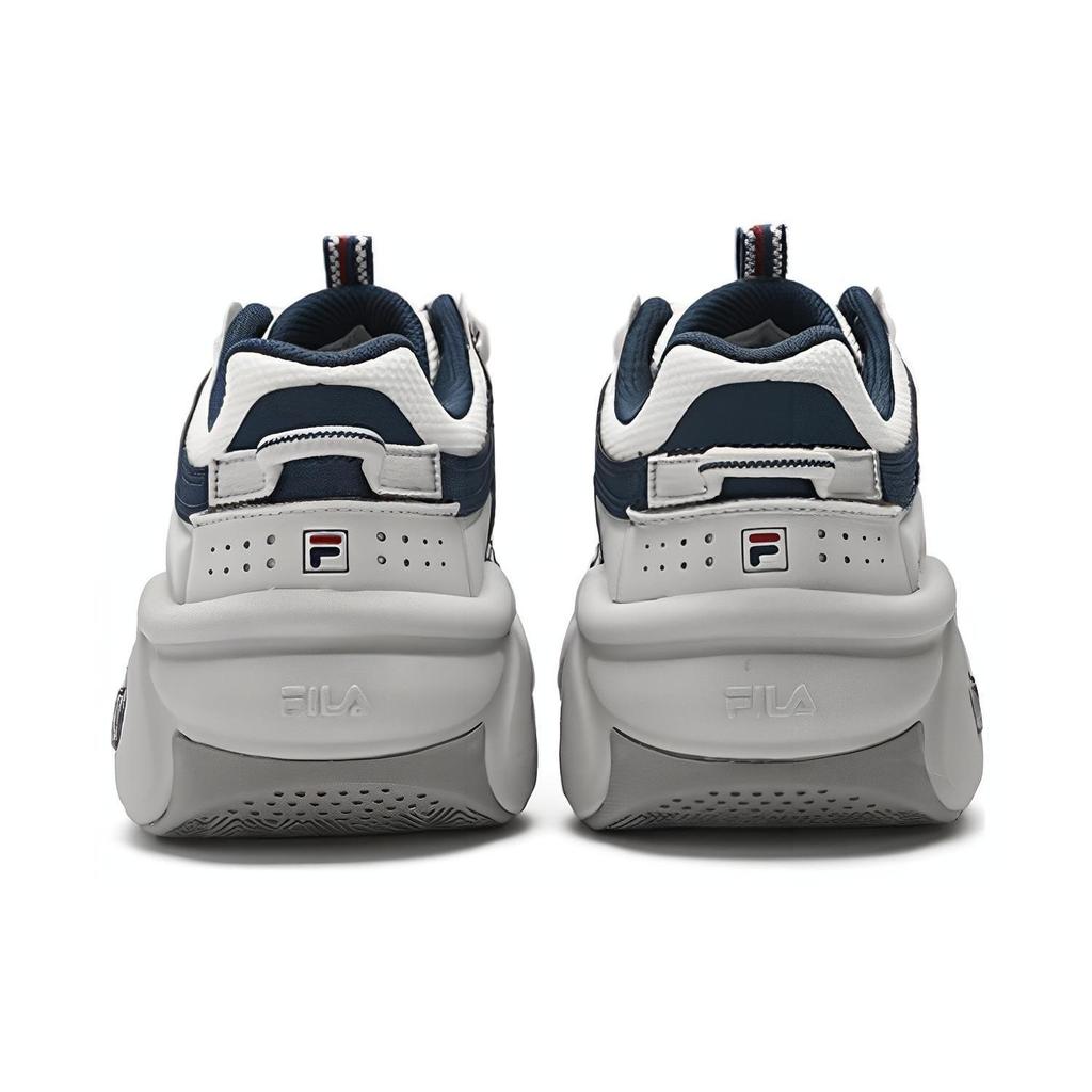 FILA Cushioning, Wear Resistant Low top Vintage Basketball Shoes Men's Blue White F12M412111FWM