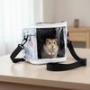 Large Space Guinea Pig Carry Bag Transparent View Pet Outdoor Bag Portable Pet Bag  Small Animal