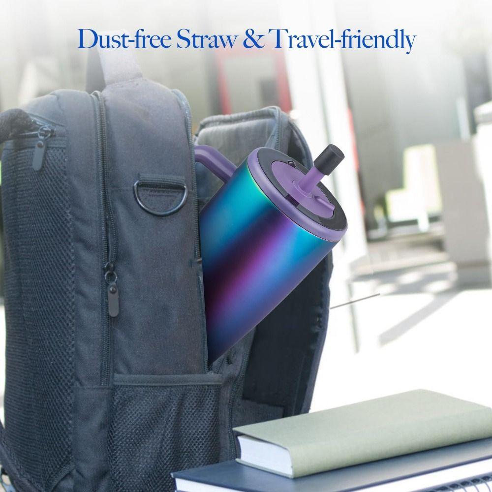 1/2Pcs Silicone Magnetic Straw Cap Dustproof Colorful Straw Cover Leakproof 3D for Brumate Era/Resa Tumblers