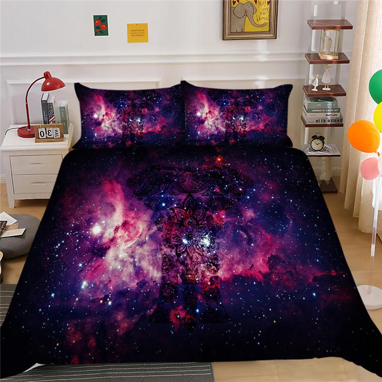 

Galaxy Duvet Cover Set Animals Pattern Zebra Butterfly Rabbit King Size Comforter Cover For Kid Teen Adult Polyester Bedding Set EU single(135x200cm)