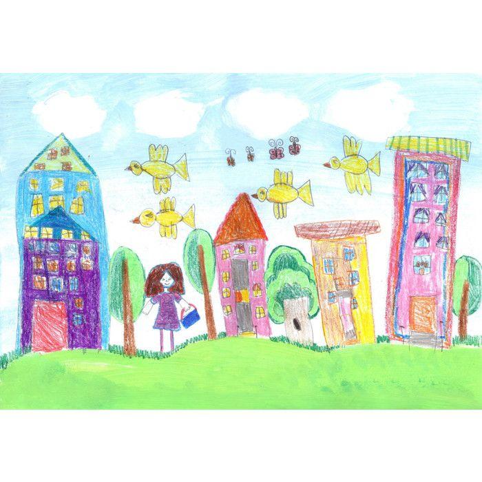 Crayons de couleurs - Multicolore - 12 pièces - Longueur 17,8 cm - Mine 2,8 mm - Bois