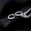 D Color Sparkling Moissanite Earrings 925 Sterling Silver Classic Shining Circle Hoop Earrings For Women Fine Jewelry