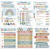 EggSun 12Pcs Spanish Posters for Classroom Calming Corner,Mental Health Spanish Poster Elementary,Calm Down Corner Spanish Educational Posters