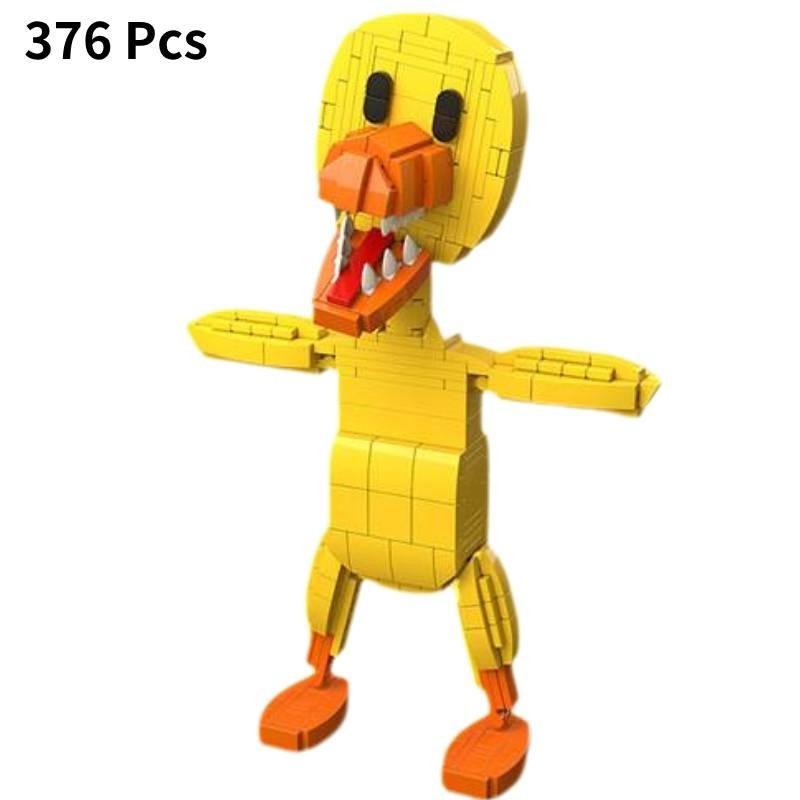 Rainbow Friends Baustein-Set für Jungen mit bunten Monsterkreaturen aus ABS-Kunststoff mit 200 bis 400 Teilen für endlosen Spaß