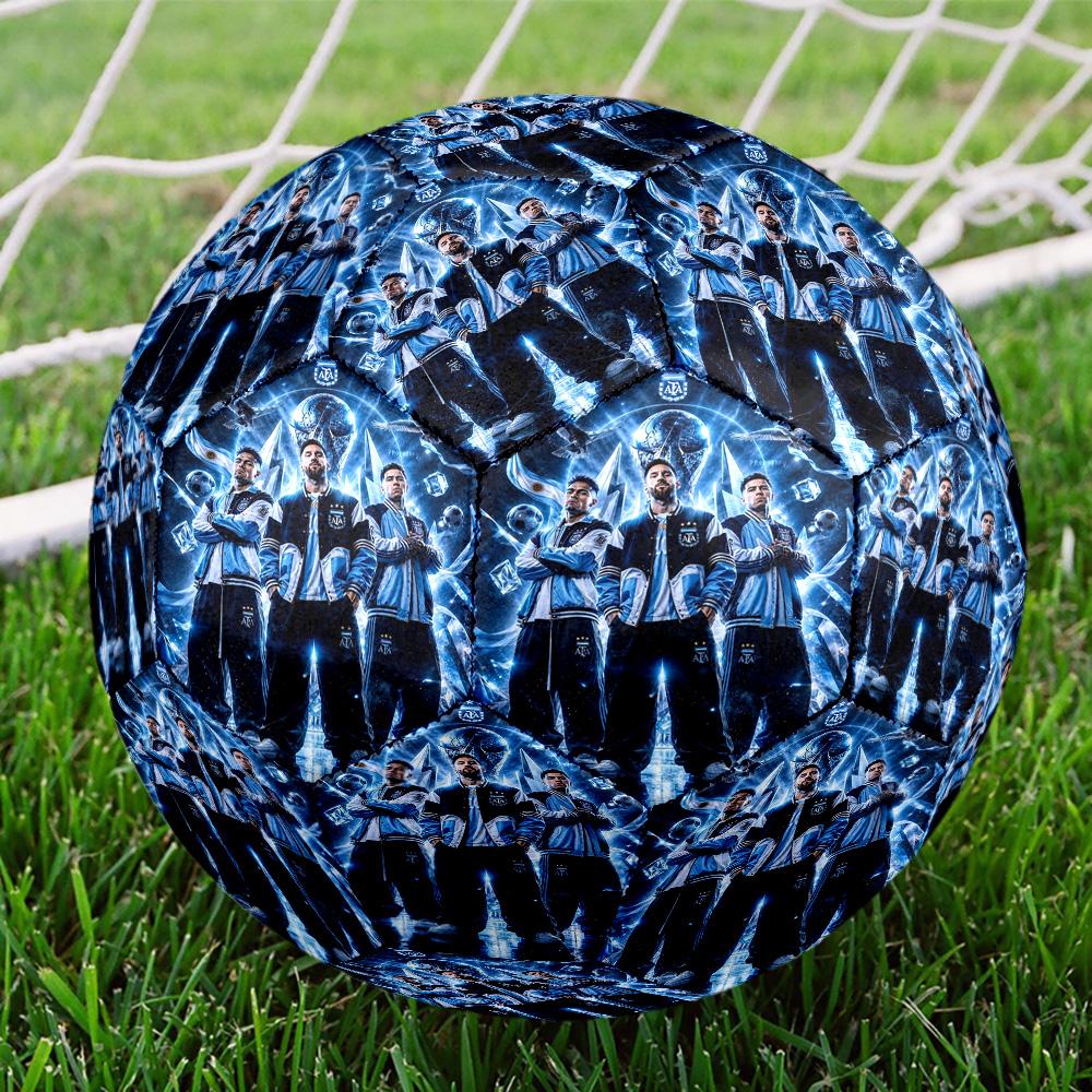 Messi 10 Number Goat Believe Yourself Size 5 Football Machine Sewn Indooroutdoor Training And Matches Unique Gift For Soccer Lovers