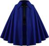 Gothic Costume Cloak With Polyester Fabric For Themed Events And Cosplay Fans