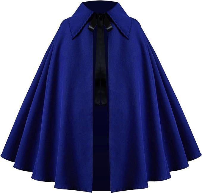 Gothic Costume Cloak With Polyester Fabric For Themed Events And Cosplay Fans