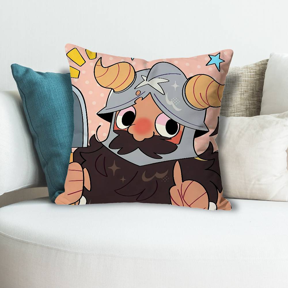 DDelicious in DDungeonsS Anime Celebrity Merchandise AllMatch Printed Pillow Case Sofa Car Office Room Decoration Protector