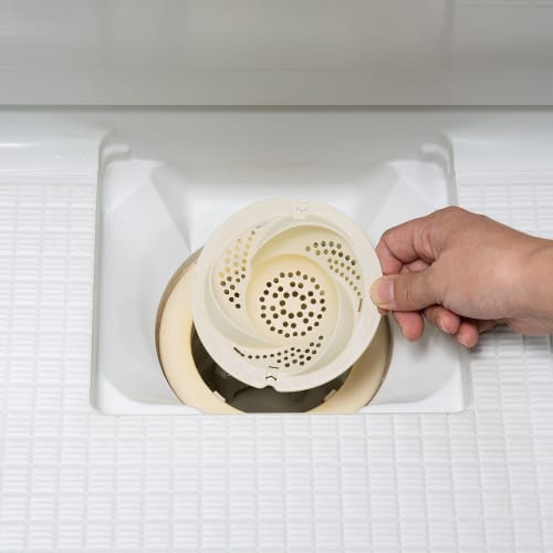 Bathtub Drain Ag+ Hair Stopper, Set of 2, Antibacterial, Easy to Install, Easy to Clean