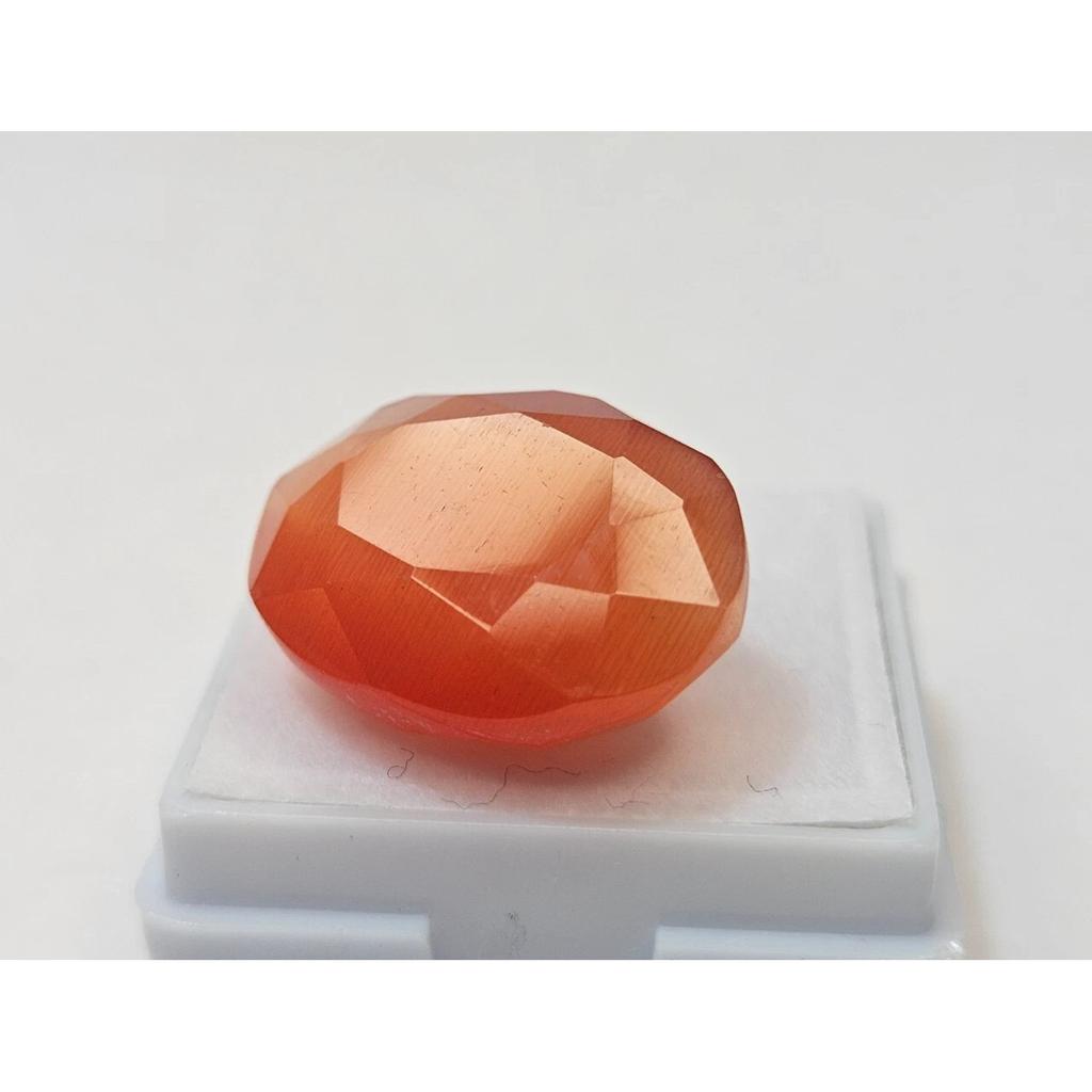 Natural Sunstone Orange 18+ Ct Oval Cut Certified Stunning Loose Gemstone