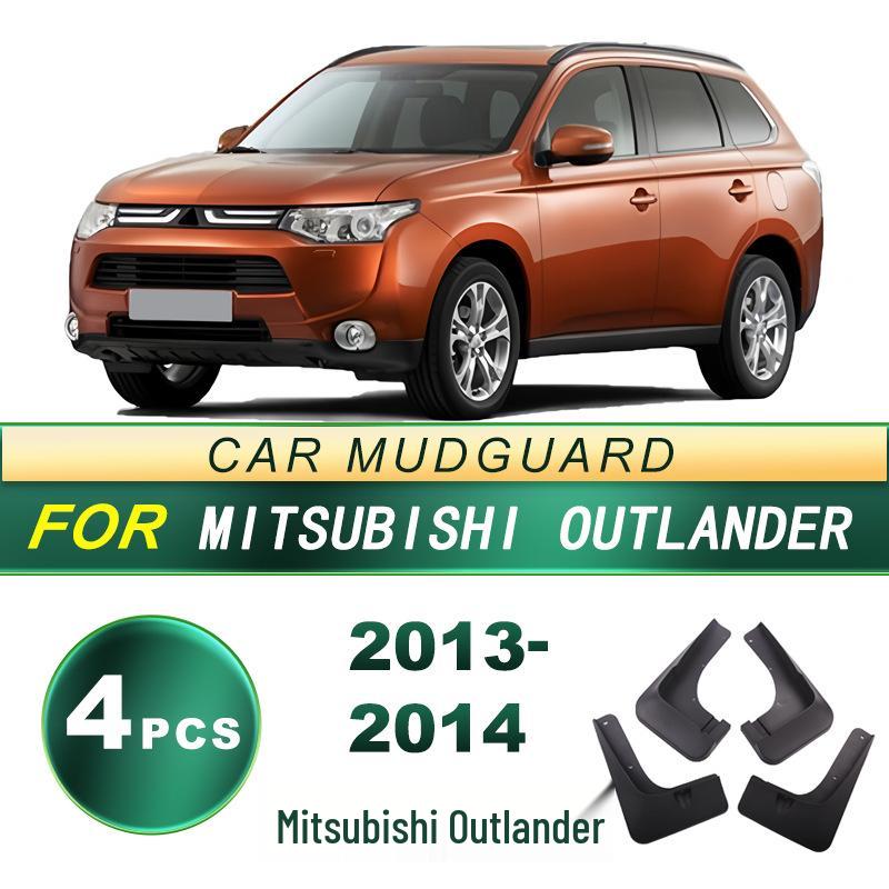 Mud Flaps for 2013-2014 Mitsubishi Outlander - Soft Rubber Tire Guards & Accessories