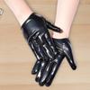 Women Glossy Short Gloves Punk Styles Hand Gloves For Fashion And Comfortable Night Club Music Festival Handwear