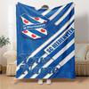 Name Custom Heerenveen Print Flannel Blanket High Quality Warm Comfortable Cover for All Seasons Perfect for Gifts Home Decor