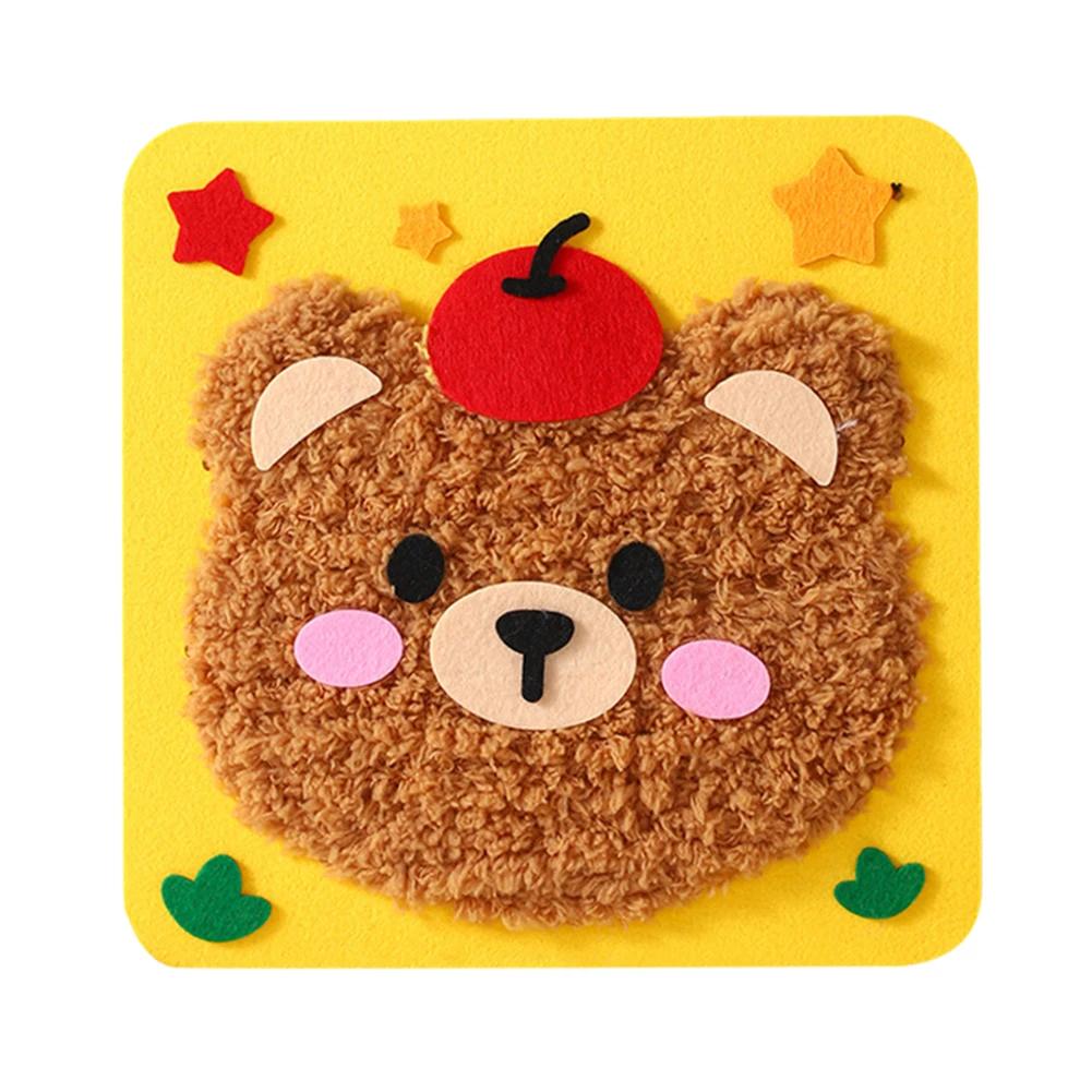 Sewing Craft Kit Cute Animal DIY Educational Sewing Kit DIY Doll Sewing Toys for Beginners Arts and Crafts