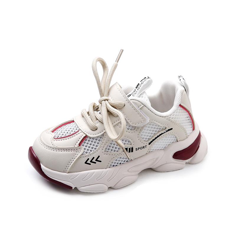 

Дитяча мода Four Seasons Дихаюче повсякденне взуття Діти Біг Спорт Студенти Дівчата Трендові Зручні кросівки 37 вина червоного кольору