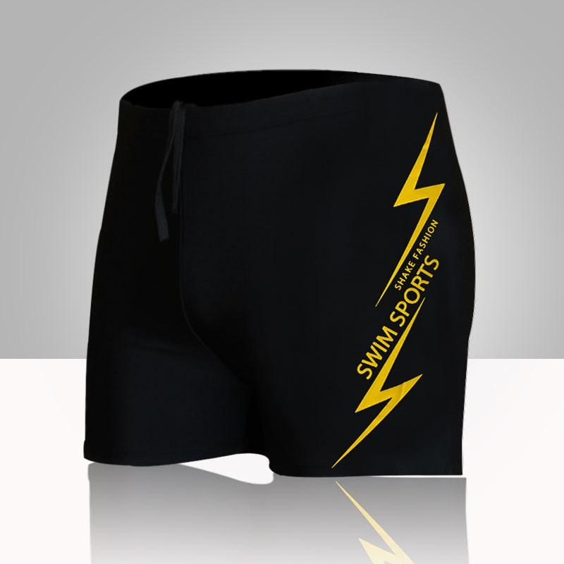 Mens Quick-Dry Training Swim Trunks Pool Gym Swimming Diving Spa Sports 5/8 Length Compression Fit