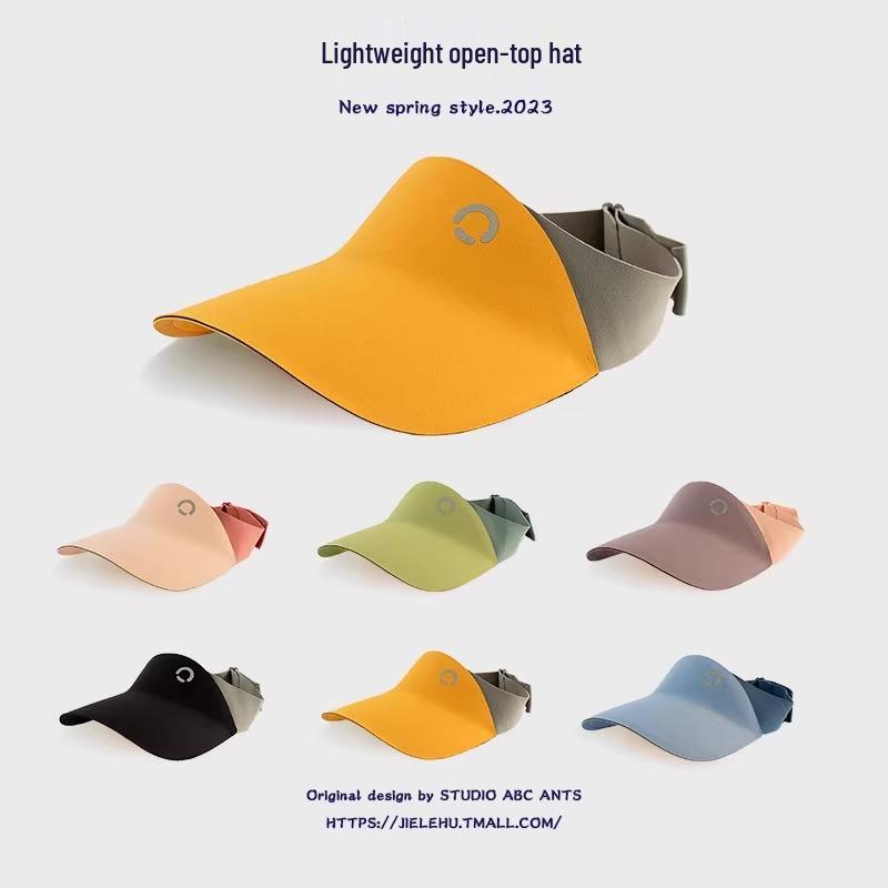 Kids' UV Protection Wide Brim Sports Sun Visor Hat for Outdoor Beach