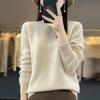 Sweater Women O-neck Cashmere Knitwear Female Pullover Autumn Winter Casual Tops Solid Color Soft Clothing