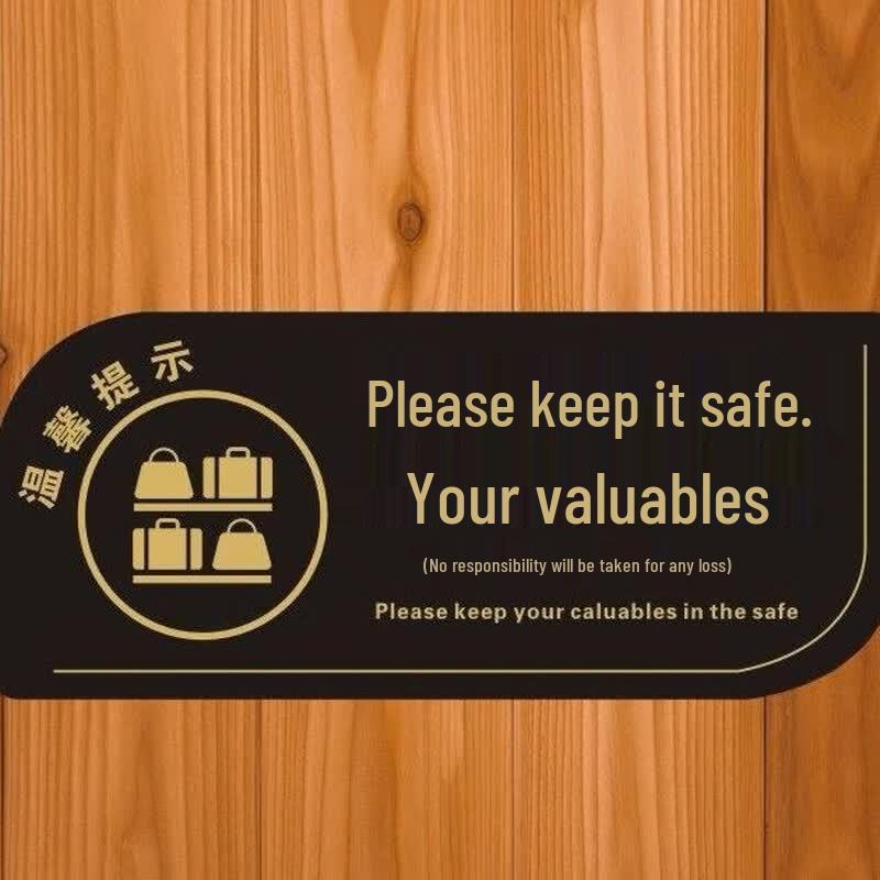 SOXW Bathroom Reminder PVC Sticker Set