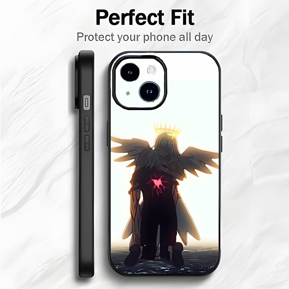 Dark Japanese Anime R-Ragna Crimson Phone Case Phone Case Soft Packaging Lightweight For iPhone17 16 15 14 13ProMax