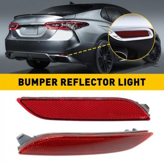 Left+Right Rear Lamp Light Bumper Reflector Lamp For Camry Toyota 2018-